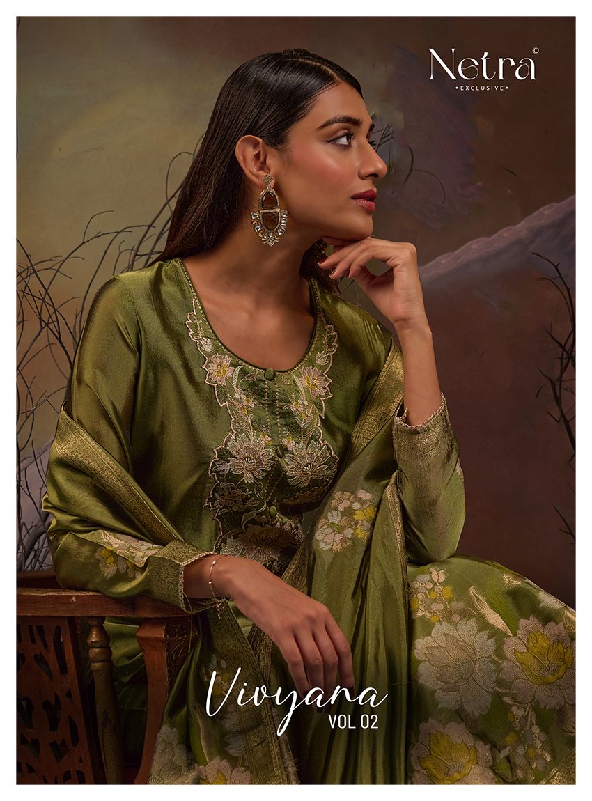 Vivyana Vol 2 Netra Premium Viscose Pant Style Suits Wholesale Price