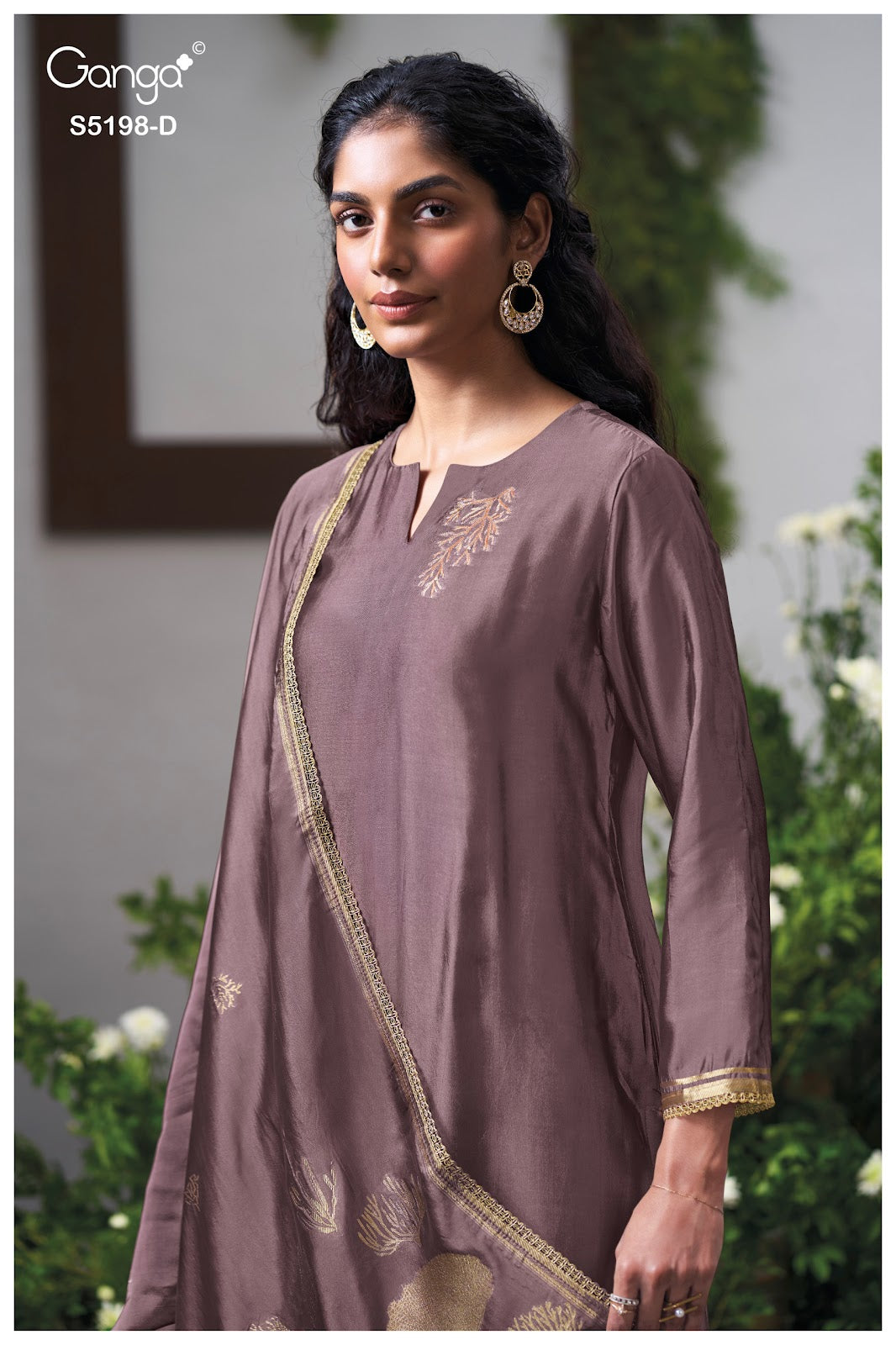 Viyati S5198 Ganga Woven Silk Pant Style Suits Supplier