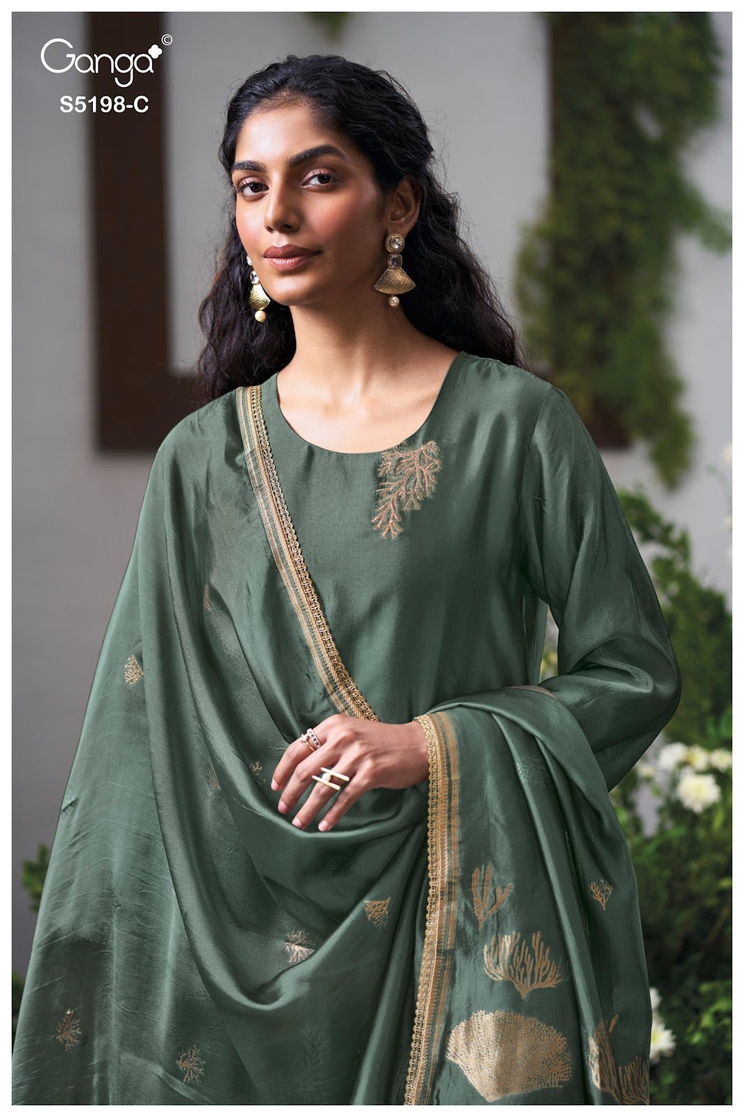 Viyati S5198 Ganga Woven Silk Pant Style Suits Supplier