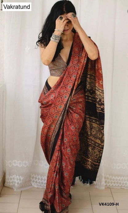 Vk4109 Vakratund Chanderi Sarees Exporter India