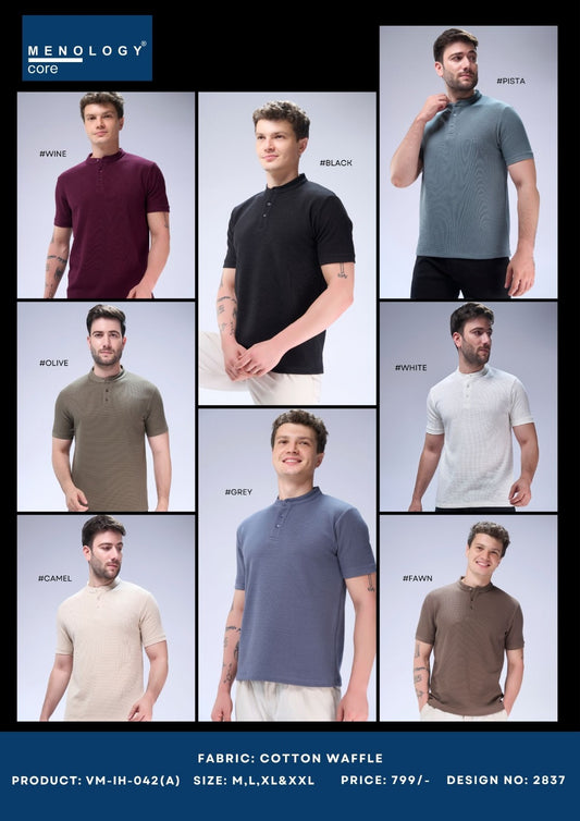 Vm-Ih-042(A) 2837 Menology Cotton Mens Tshirts Supplier Gujarat