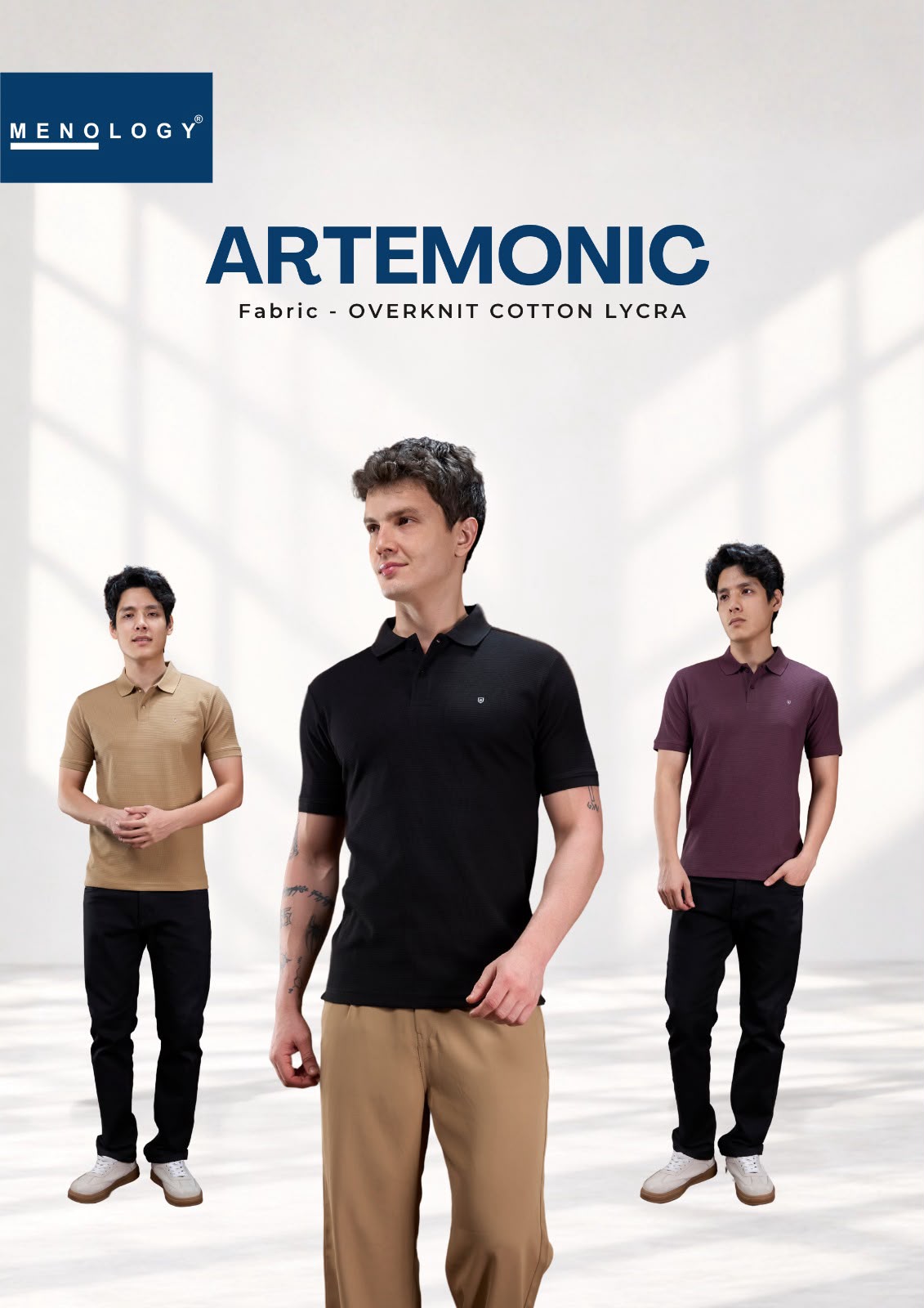 Vm-Ih-06 A Dn 2868 Menology Cotton Lycra Mens Tshirts Exporter India