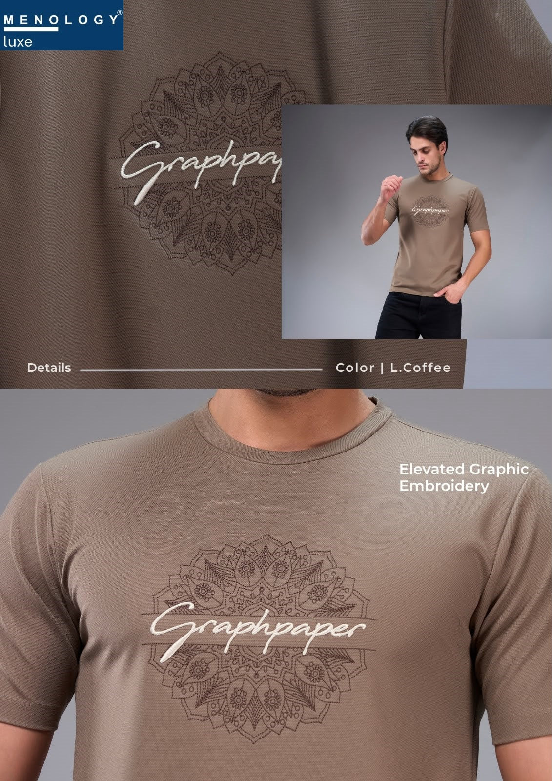 Vm-Ih-120 A Menology Interlock Mens Tshirts Manufacturer