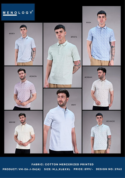 Vm Ea J 06 (A) 2962 Menology Cotton Mens Tshirts Exporter Ahmedabad