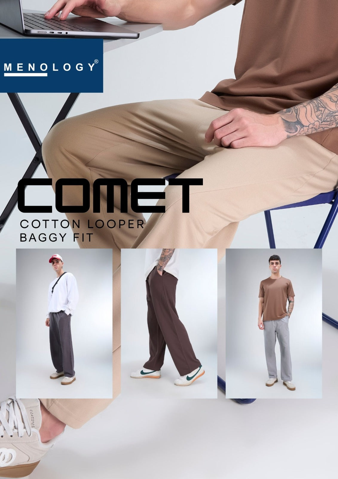 Vm Gm J 06 A Menology Cotton Looper Mens Track Pants Wholesale Rate