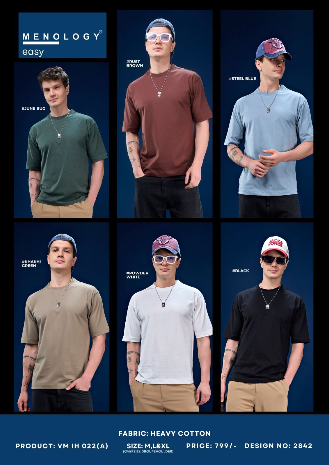 Vm Ih 022 A 2842 Oversized Menology Cotton Mens Tshirts Supplier Gujarat