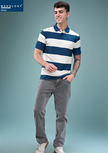 Vm Ih 04 A 2884 Polo Menology Ottoman Rib Knit Mens Tshirts Wholesale