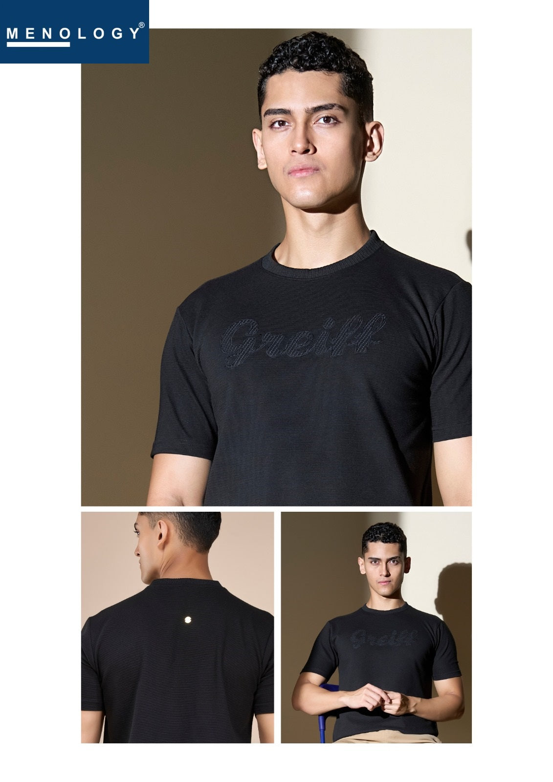 Vm Ih 070 A Knit Menology Cord Mens Tshirts Exporter Gujarat
