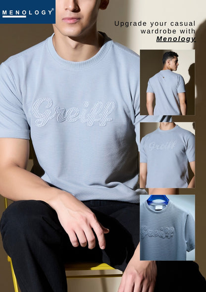Vm Ih 070 A Knit Menology Cord Mens Tshirts Exporter Gujarat