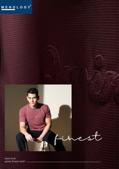 Vm Ih 070 A Knit Menology Cord Mens Tshirts Exporter Gujarat