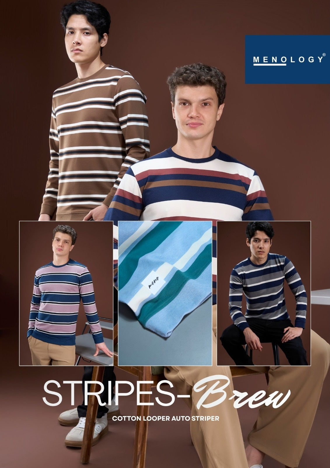 Vm Ih 082A Full Sleeves Menology Cotton Looper Mens Tshirts Manufacturer Gujarat