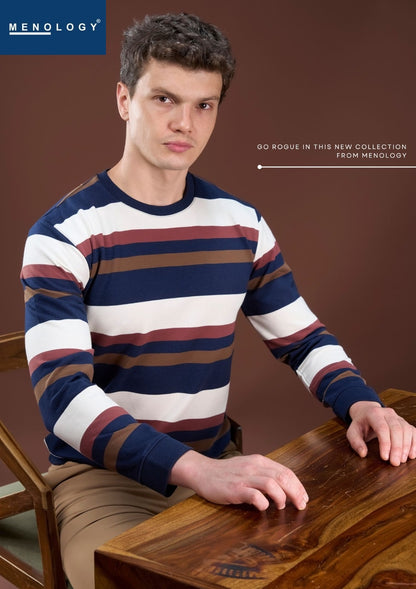 Vm Ih 082A Full Sleeves Menology Cotton Looper Mens Tshirts Manufacturer Gujarat