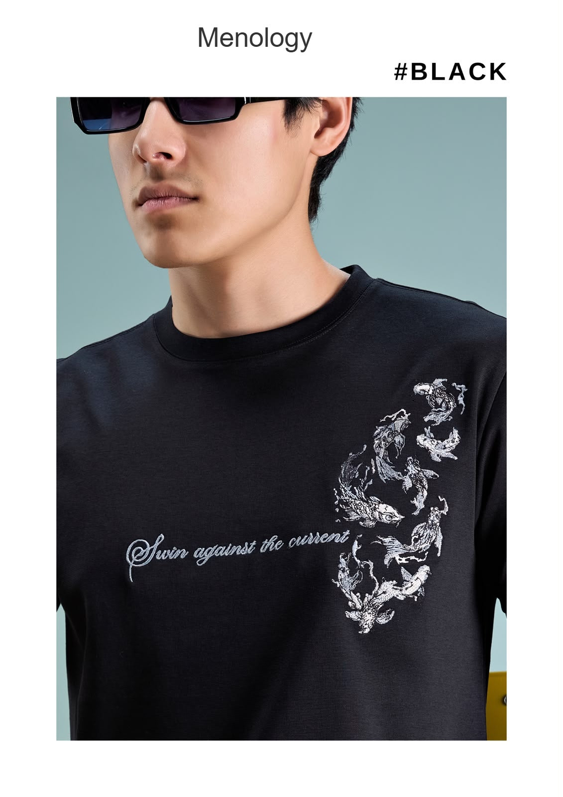 Vm Rbs J 03 (A) 2879 Heavy Embroidery Menology Imported Mens Tshirts Manufacturer India