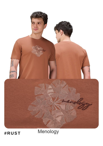 Vm Rbs J 03 (A) 2879 Heavy Embroidery Menology Imported Mens Tshirts Manufacturer India