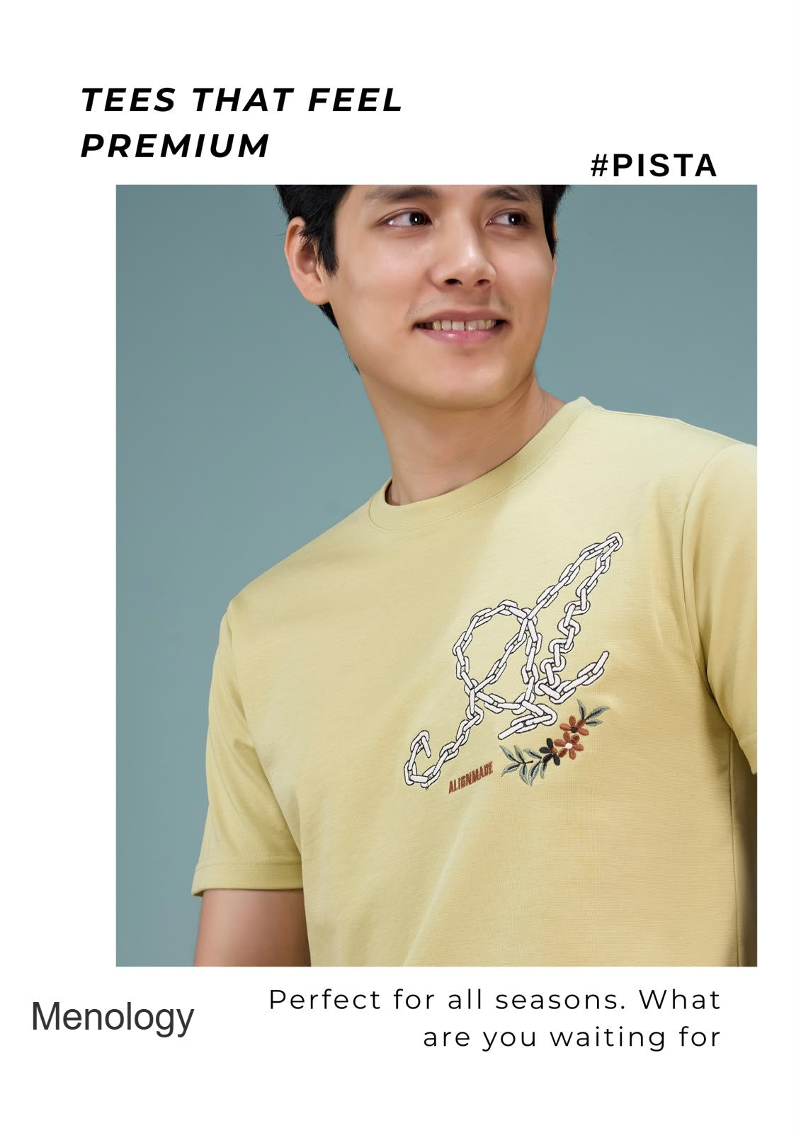 Vm Rbs J 03 (A) 2879 Heavy Embroidery Menology Imported Mens Tshirts Manufacturer India