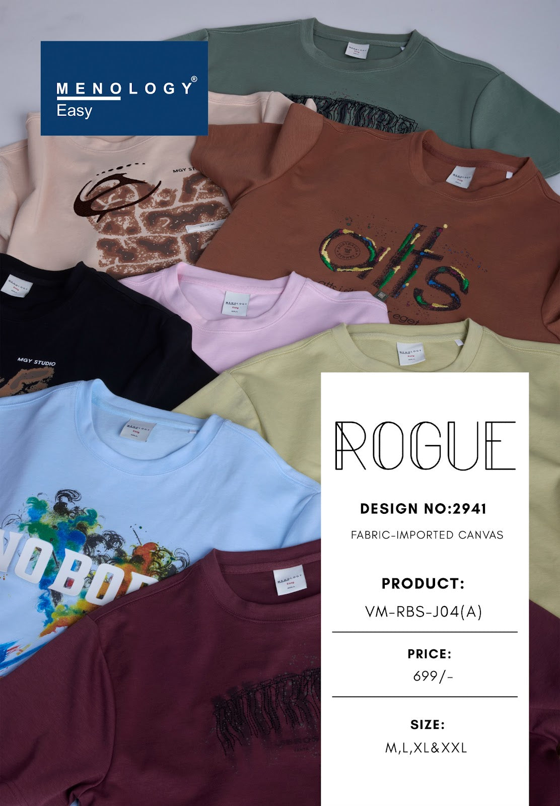 Vm Rbs J 04 (A) 2941 Menology Imported Mens Tshirts Manufacturer Gujarat