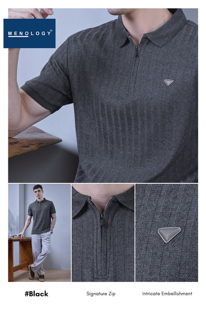 Vm Sds-J-07(A) 2937 Polo Menology Knit Mens Tshirts Wholesaler Ahmedabad