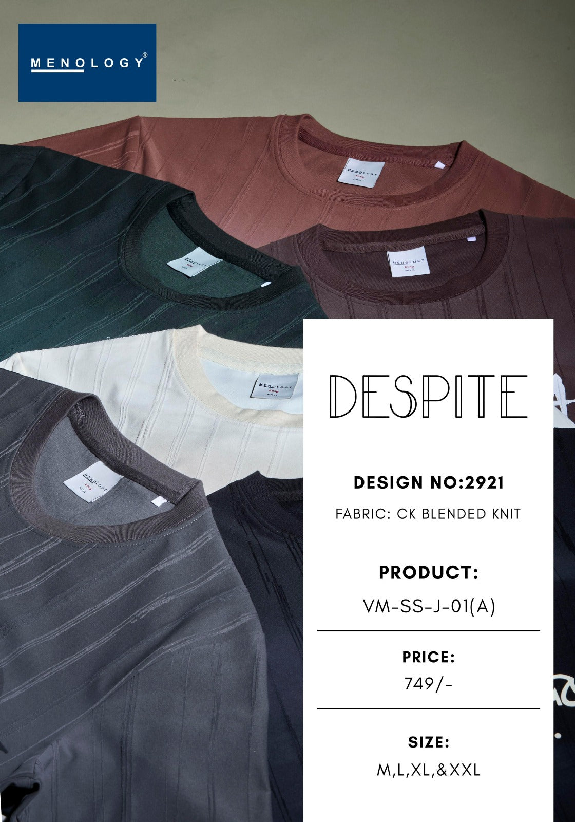 Vm Ss J 01 A 2921 Knit Menology Mens Tshirts Wholesale Price