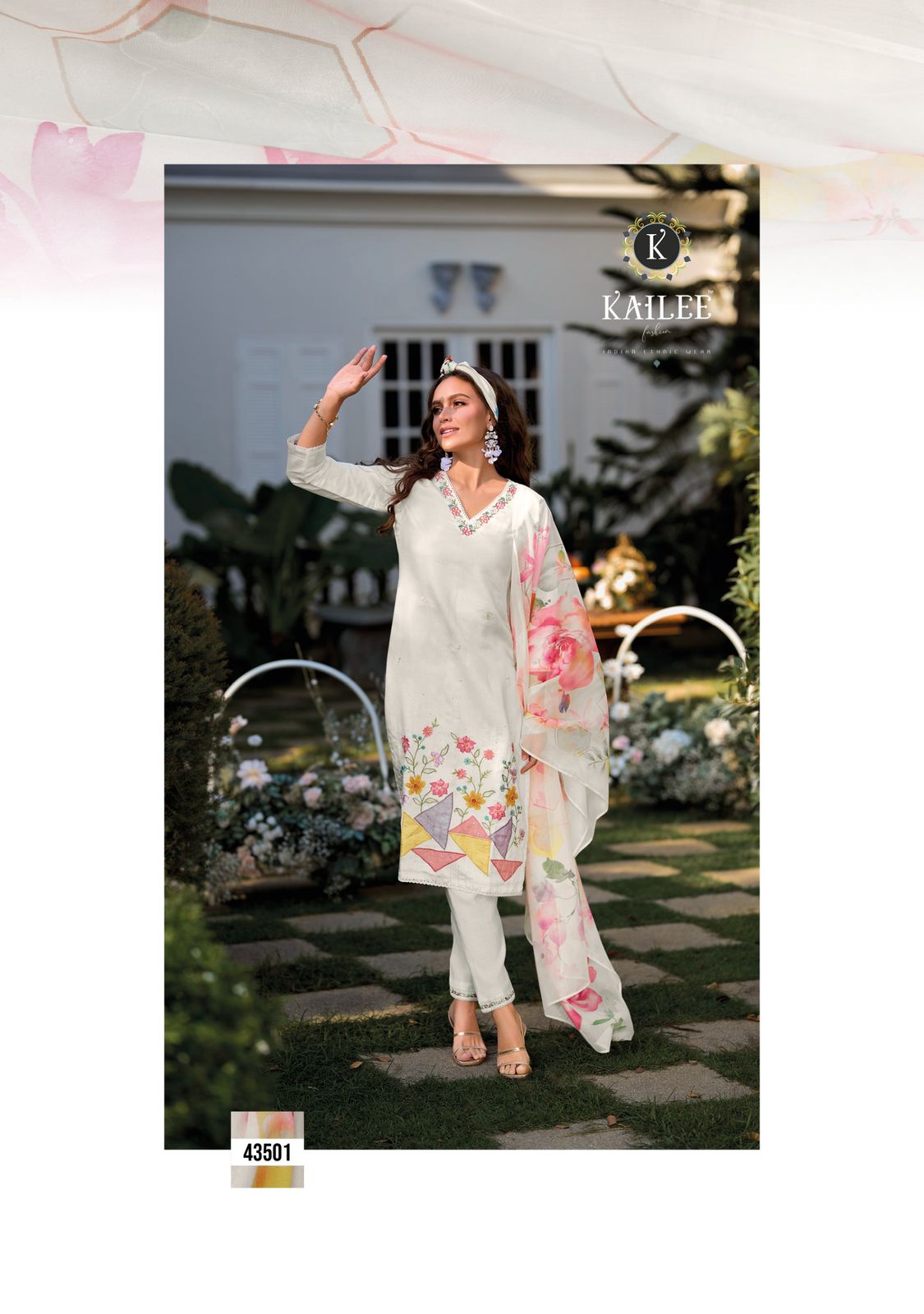 Voeux Kailee Fashion Viscose Readymade Pant Style Suits Wholesale