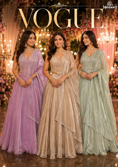 Vogue Mrudangi Fandy Silk Readymade Lehenga Choli Wholesale
