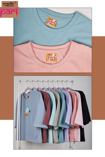 Vol-446 Pyari Pari Knit Girls Top Wholesaler