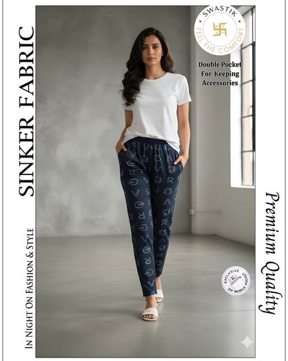Vol 0003 C Swastik Sinker Women Night Lower Exporter Ahmedabad