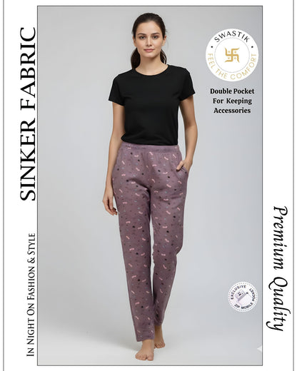Vol 0003 C Swastik Sinker Women Night Lower Exporter Ahmedabad