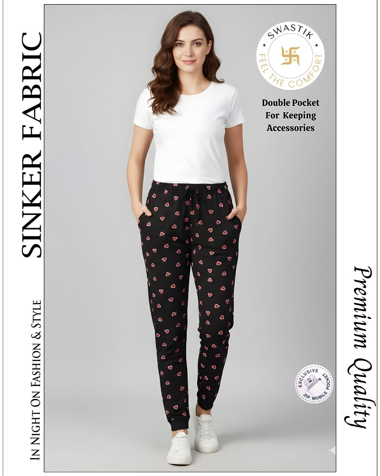 Vol 0003 C Swastik Sinker Women Night Lower Exporter Ahmedabad