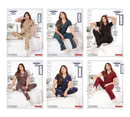 Vol 10029 Aaa Grab It Sinker Collar Night Suits Supplier Gujarat