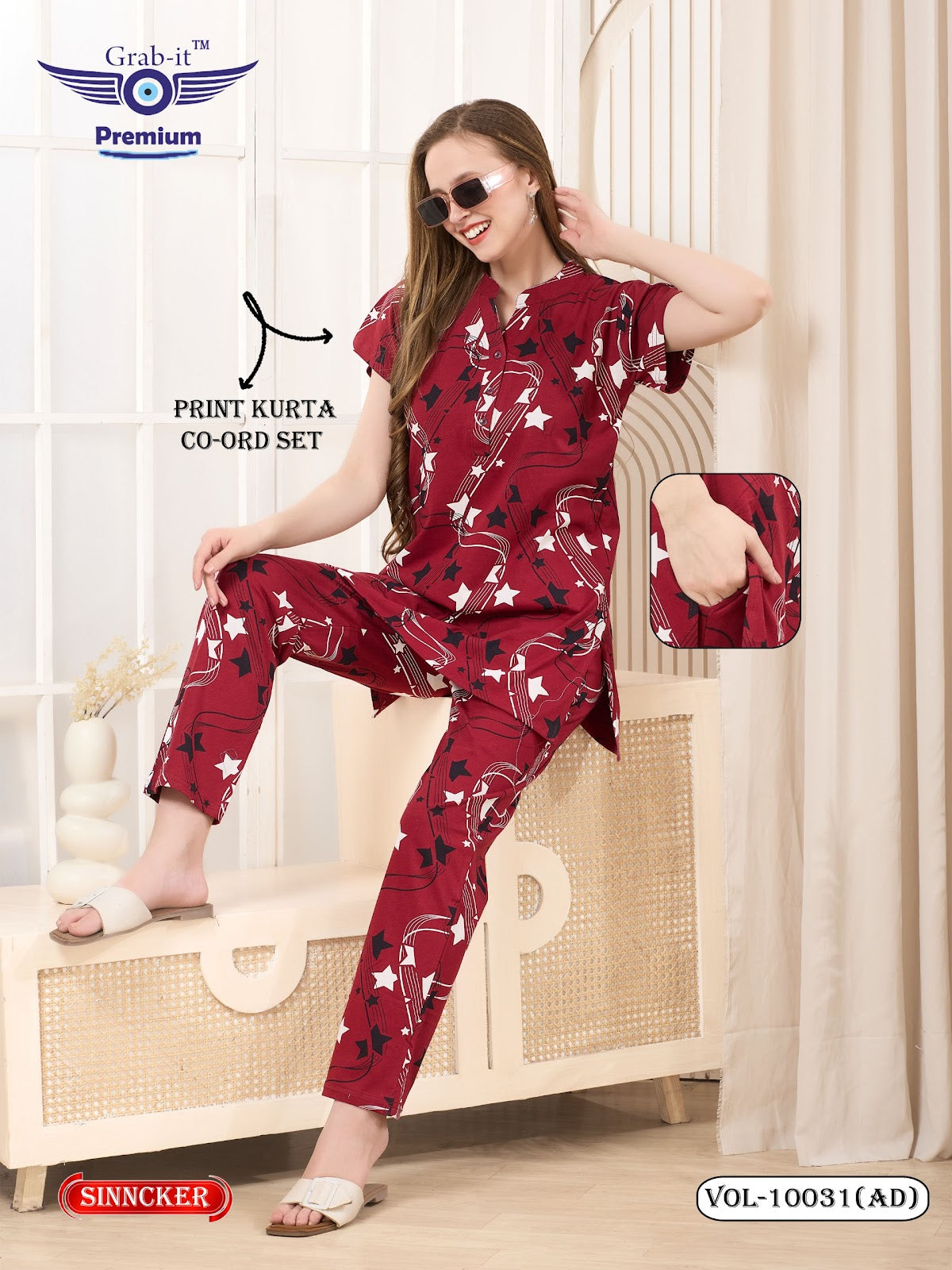 Vol 10031 Ad Grab It Sinker Kurta Night Suits Supplier India