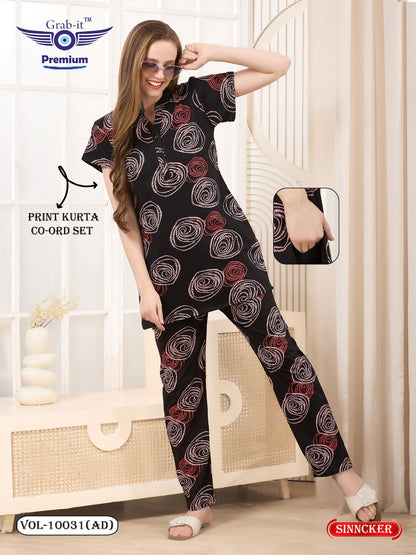 Vol 10031 Ad Grab It Sinker Kurta Night Suits Supplier India