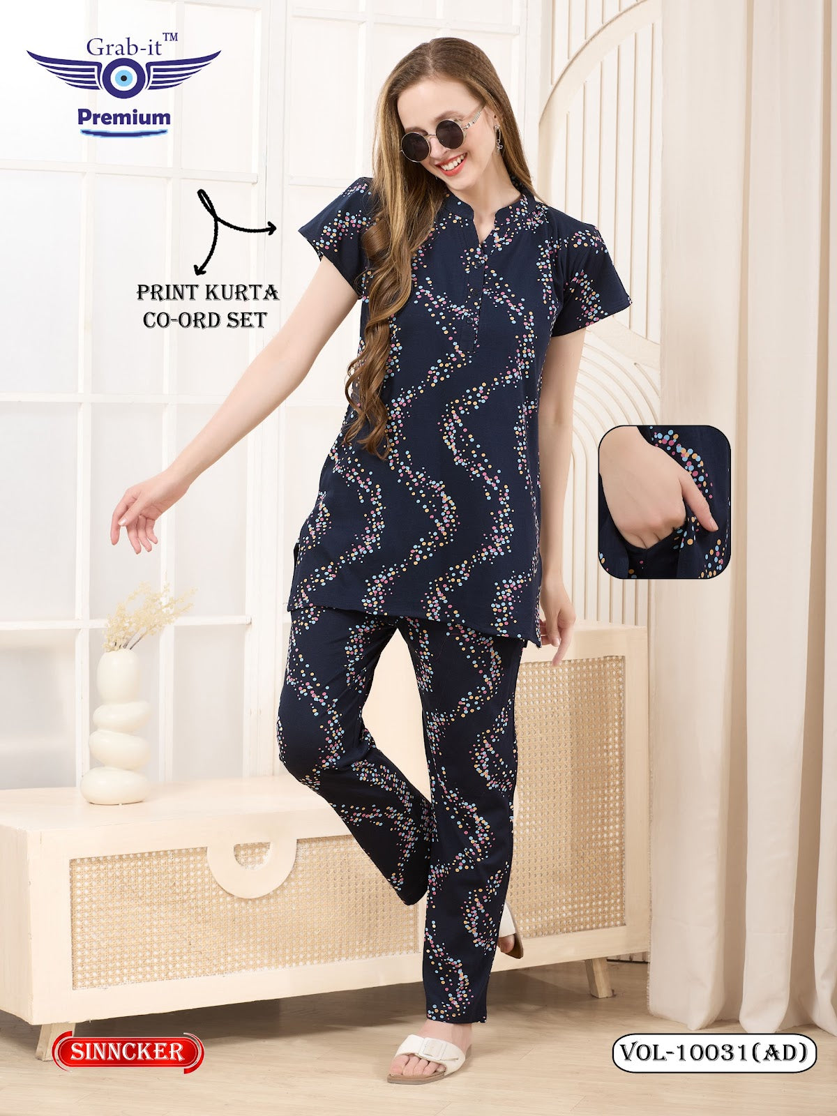 Vol 10031 Ad Grab It Sinker Kurta Night Suits Supplier India