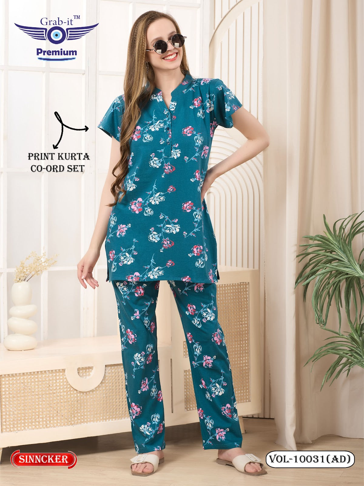 Vol 10031 Ad Grab It Sinker Kurta Night Suits Supplier India