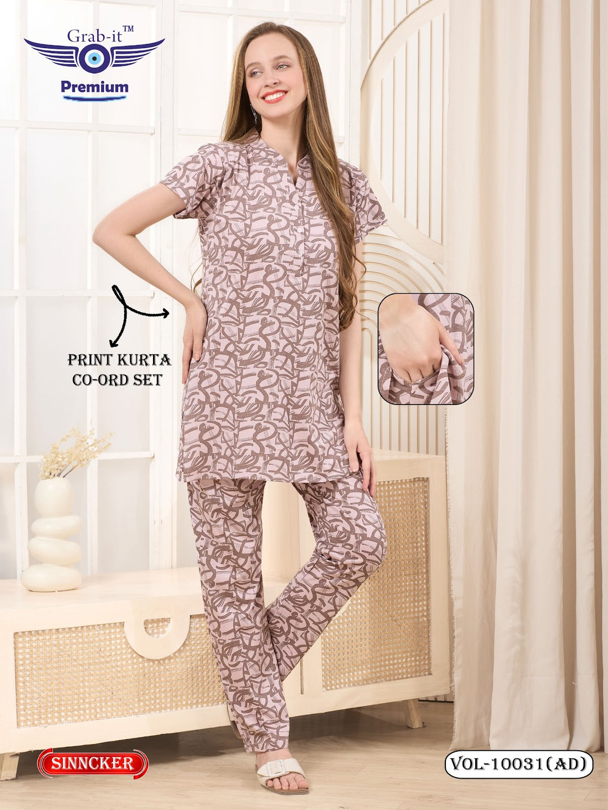 Vol 10031 Ad Grab It Sinker Kurta Night Suits Supplier India