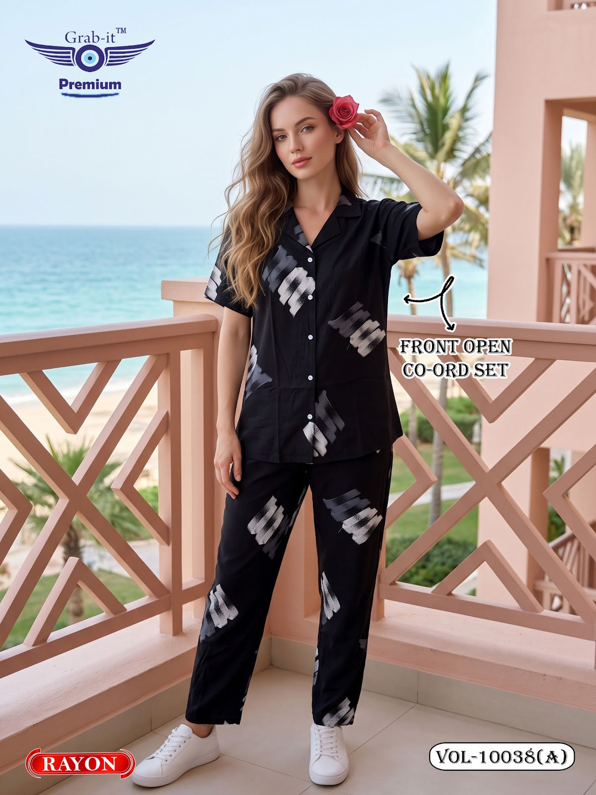 Vol 10038 A Grab It Rayon Co Ord Set Wholesale Rate