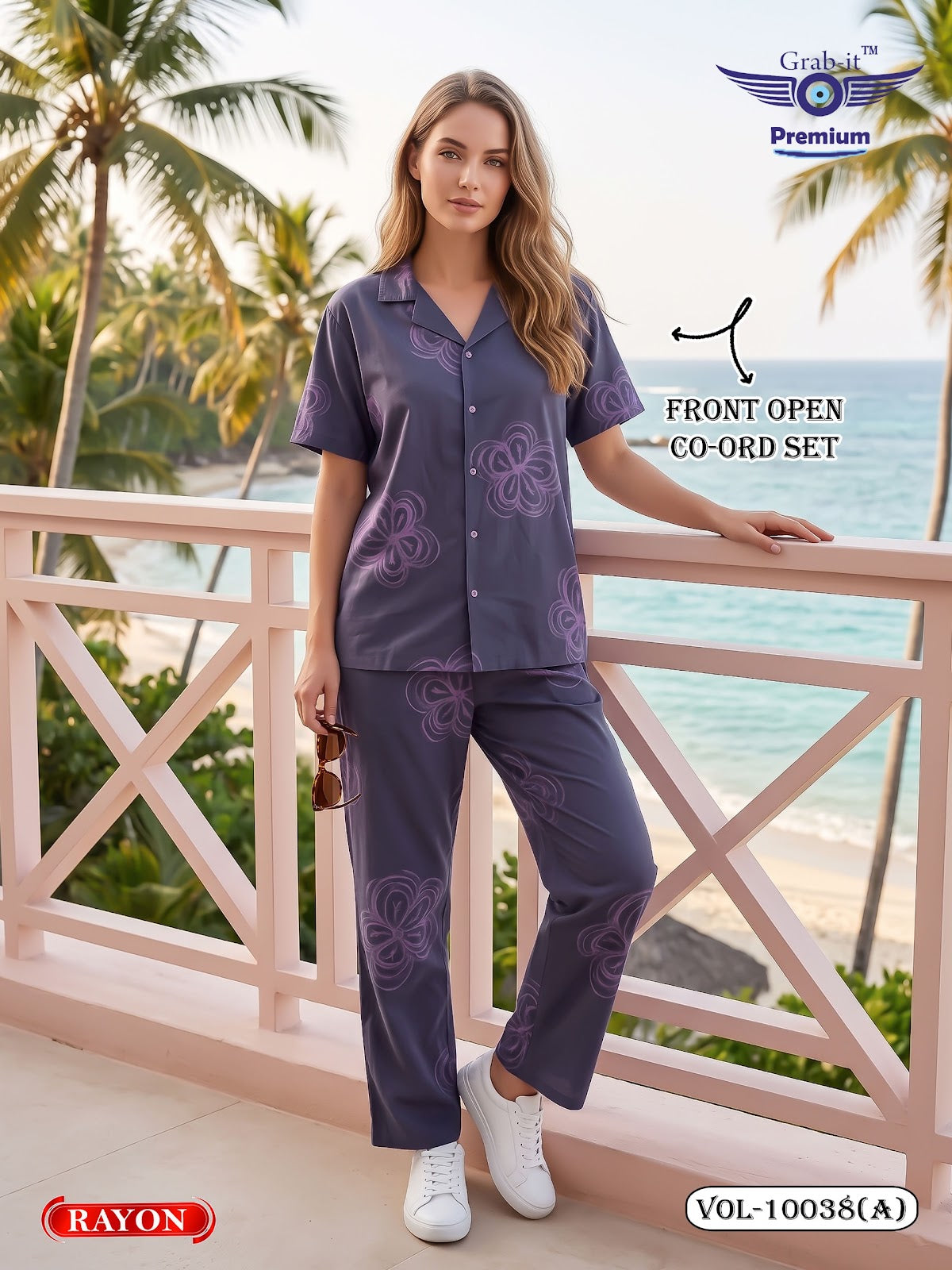 Vol 10038 A Grab It Rayon Co Ord Set Wholesale Rate