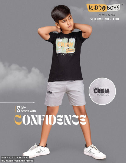 Vol 100 Kiddo Biowash Boys Shorts Set Supplier