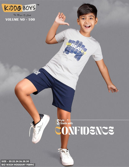 Vol 100 Kiddo Biowash Boys Shorts Set Supplier