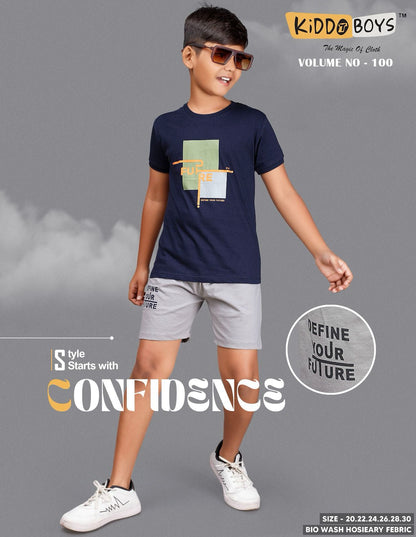 Vol 100 Kiddo Biowash Boys Shorts Set Supplier