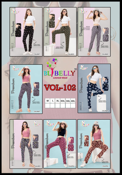 Vol 101-103 Belly Hosiery Sinker Women Night Lower Wholesaler India