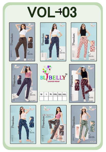 Vol 101-103 Belly Hosiery Sinker Women Night Lower Wholesaler India