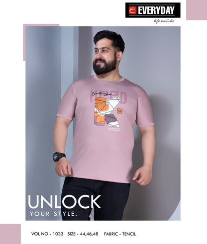 Vol 1033 Everyday Tencil Lycra Mens Tshirts Supplier Gujarat