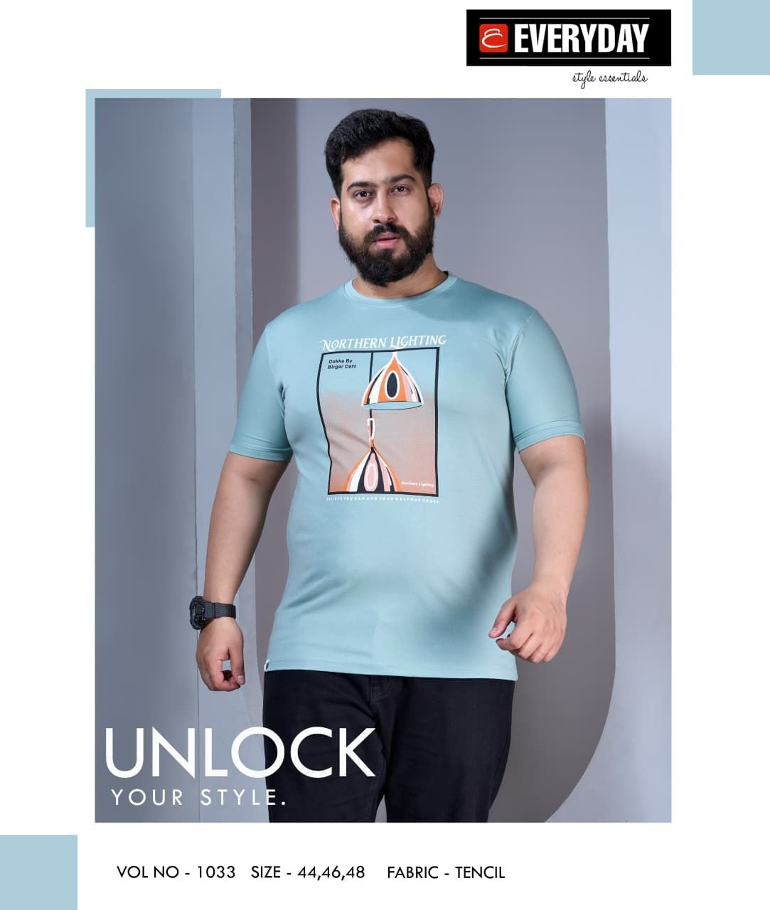 Vol 1033 Everyday Tencil Lycra Mens Tshirts Supplier Gujarat