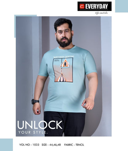 Vol 1033 Everyday Tencil Lycra Mens Tshirts Supplier Gujarat