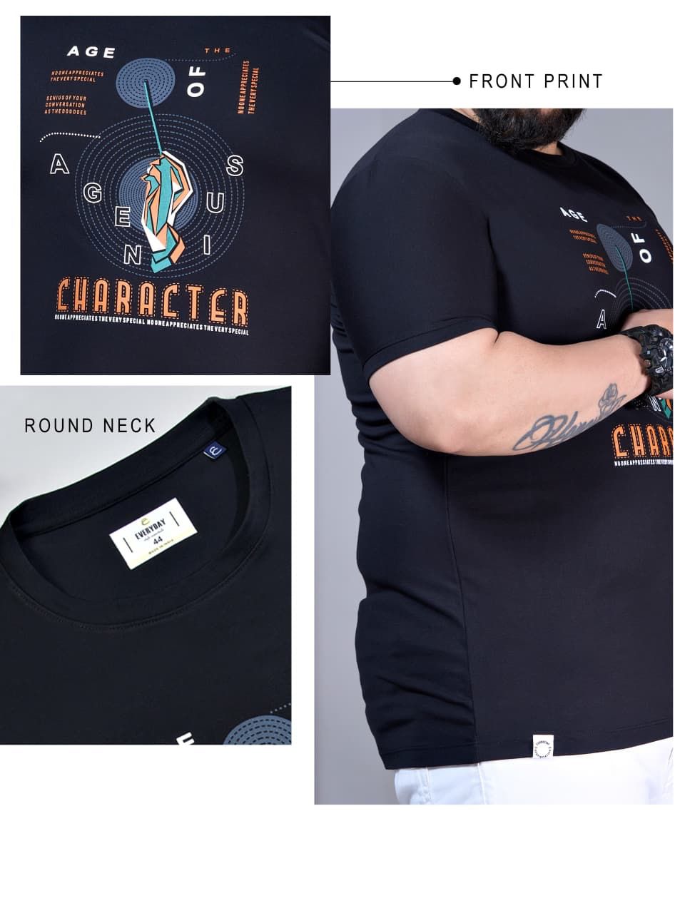 Vol 1033 Everyday Tencil Lycra Mens Tshirts Supplier Gujarat