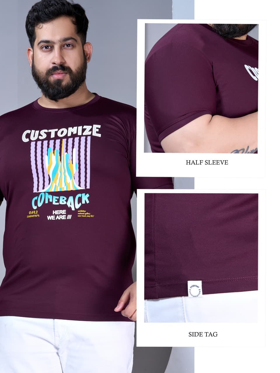 Vol 1033 Everyday Tencil Lycra Mens Tshirts Supplier Gujarat