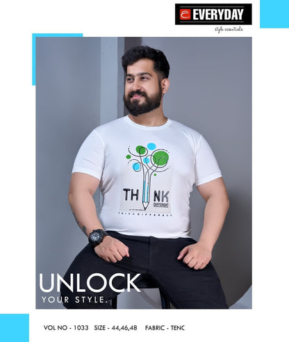 Vol 1033 Everyday Tencil Lycra Mens Tshirts Supplier Gujarat