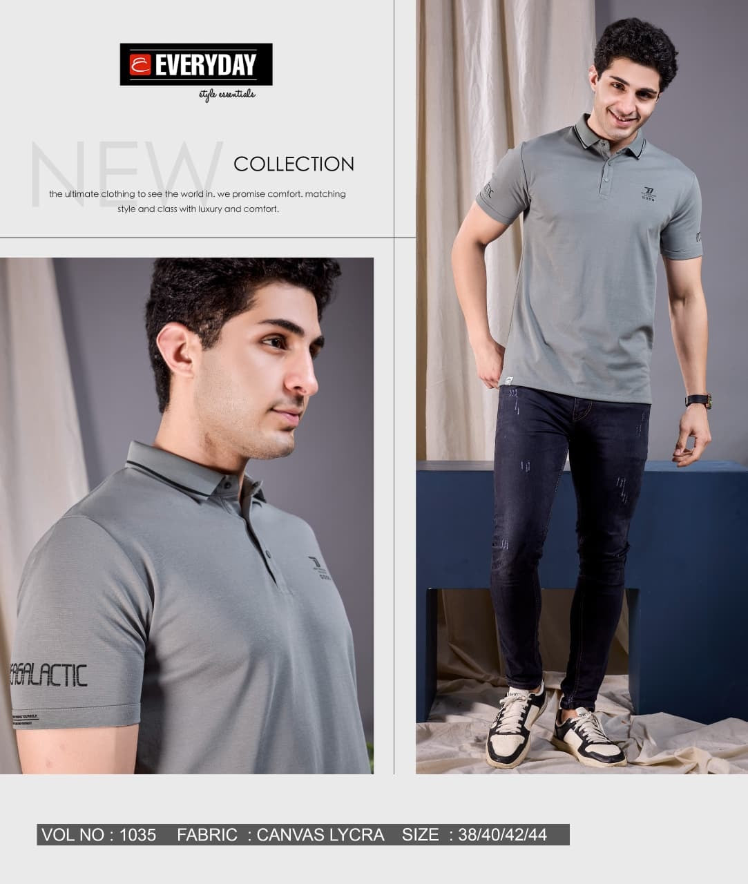 Vol 1035 Everyday Canvas Mens Tshirts Wholesale Rate