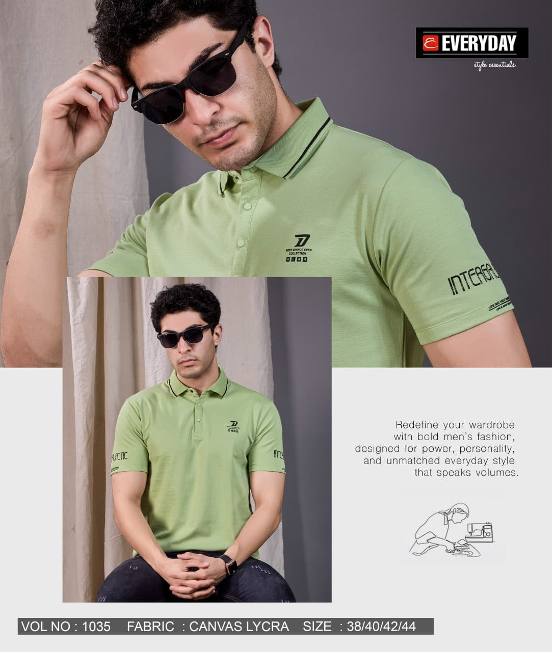 Vol 1035 Everyday Canvas Mens Tshirts Wholesale Rate