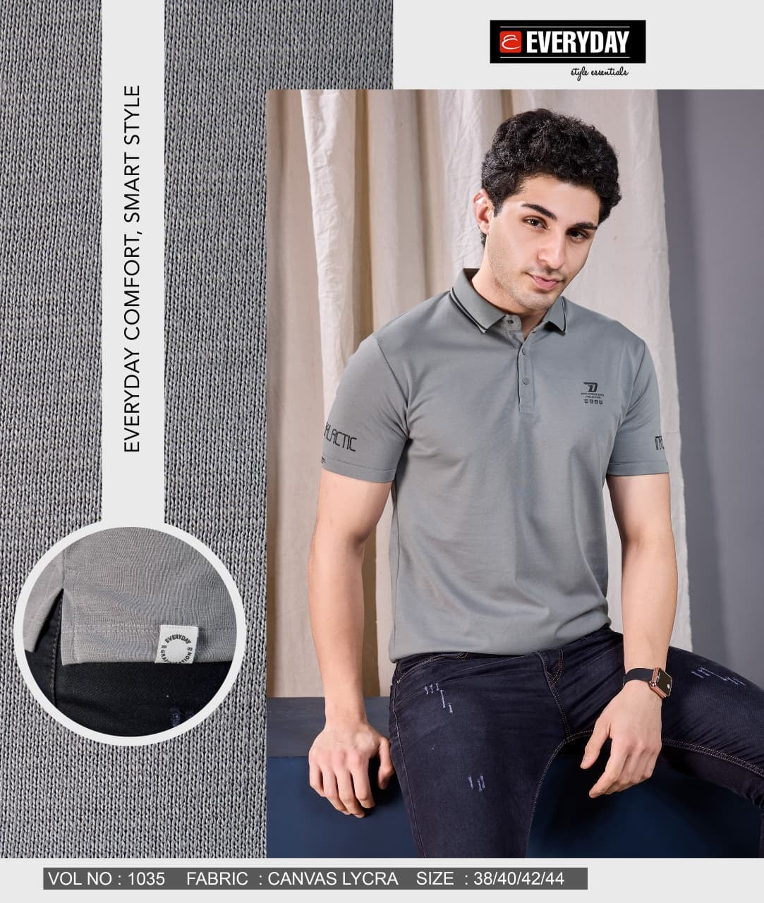 Vol 1035 Everyday Canvas Mens Tshirts Wholesale Rate